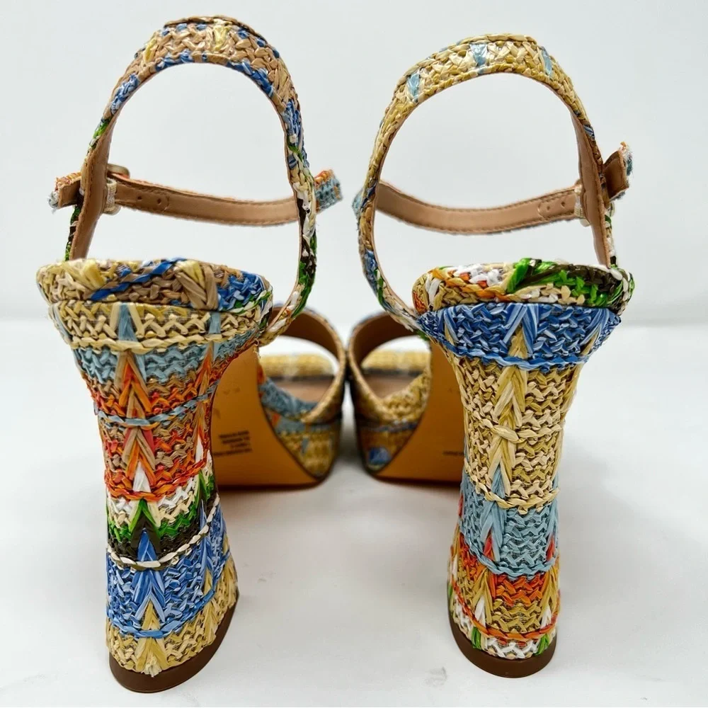 Katy Perry Collections Colorful Woven Platform Sandals